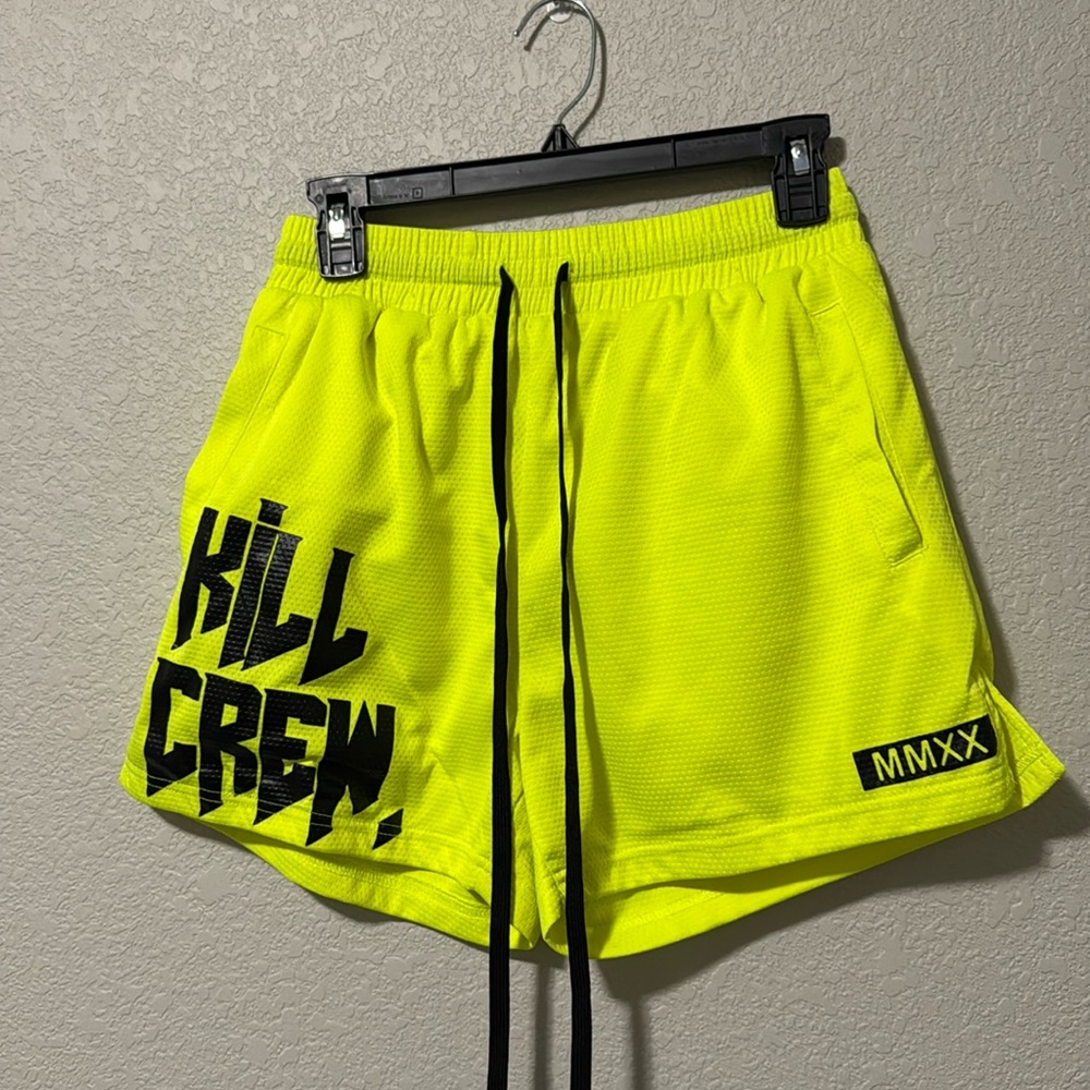 Kill Crew Mid Thigh Muay Thai Shorts - L